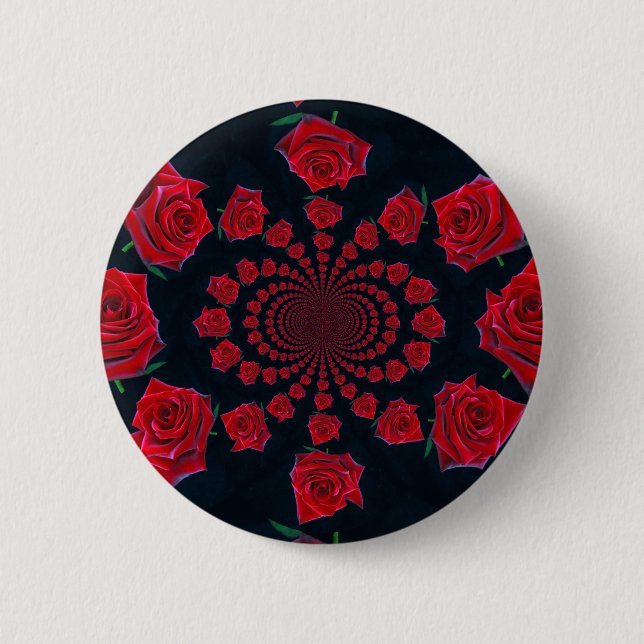 Badge Rond 5 Cm Joyeuse Saint-Valentin (Devant)