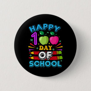 Badge Rond 5 Cm Joyeux 100e jour d'école 100 jours d'école Enseign