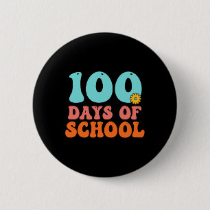 Badge Rond 5 Cm Joyeux 100e jour d'école 100 jours d'école Enseign