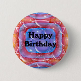 Badge Rond 5 Cm Joyeux anniversaire