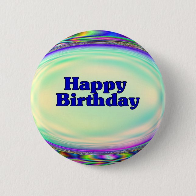 Badge Rond 5 Cm Joyeux anniversaire (Devant)