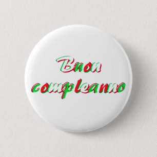 Badge Rond 5 Cm Joyeux anniversaire
