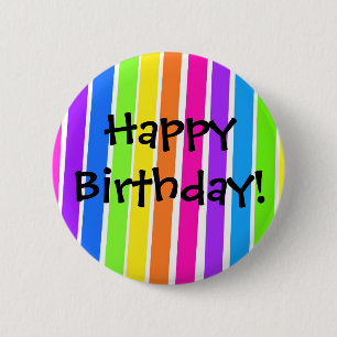 Badge Rond 5 Cm Joyeux anniversaire !
