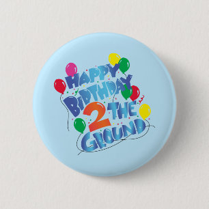 Badge Rond 5 Cm Joyeux anniversaire