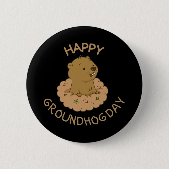 Badge Rond 5 Cm Joyeux anniversaire (Devant)