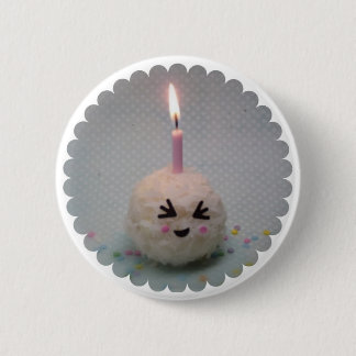 Badge Rond 5 Cm Joyeux anniversaire Onigiri - bouton