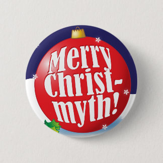 Badge Rond 5 Cm Joyeux bouton de Christmyth