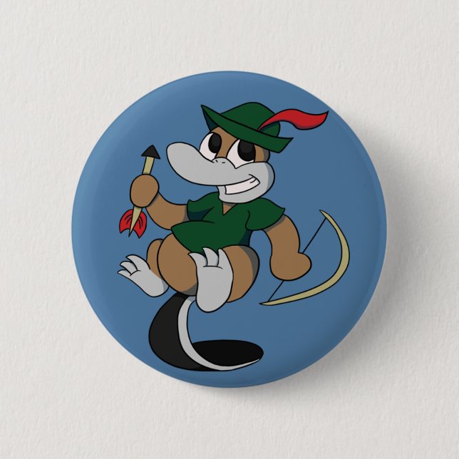 Badge Rond 5 Cm Joyeux bouton de Platypi (Devant)