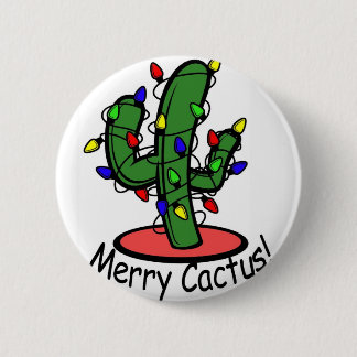 Badge Rond 5 Cm Joyeux cactus