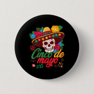 Badge Rond 5 Cm Joyeux Cinco De Mayo Mexicain Fiesta 5 De Mayo Gar