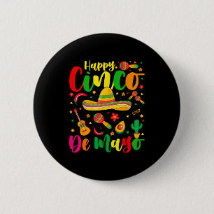 Badge Rond 5 Cm Joyeux cinq de mayo fête mexicaine party 5 de mayo