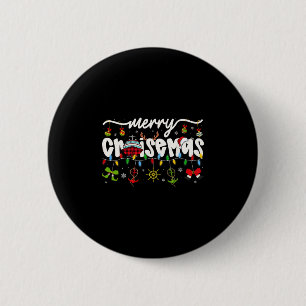 Badge Rond 5 Cm Joyeux Cruisemas Noël Famille Croisière Lo