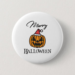 Badge Rond 5 Cm Joyeux Halloween, Noël Halloween, Humour Hallow