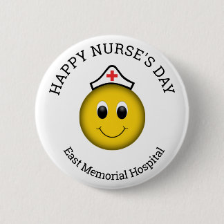 Badge Rond 5 Cm Joyeux infirmier's Day Hospital Nom Pinback bouton