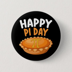 Badge Rond 5 Cm Joyeux jour de Pi tarte mathématiques Math arc-en-