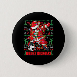 Badge Rond 5 Cm Joyeux Kickmas Noël Football Byll Sweat Jeune Sale