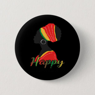 Badge Rond 5 Cm Joyeux Kwanzaa Sept Principes De Kwanzaa Africain