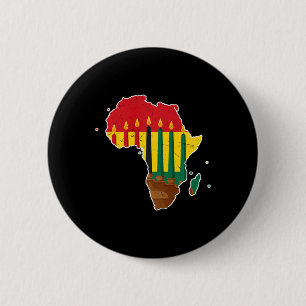 Badge Rond 5 Cm Joyeux Kwanzaa Sept Principes Kinara Bougies Afri