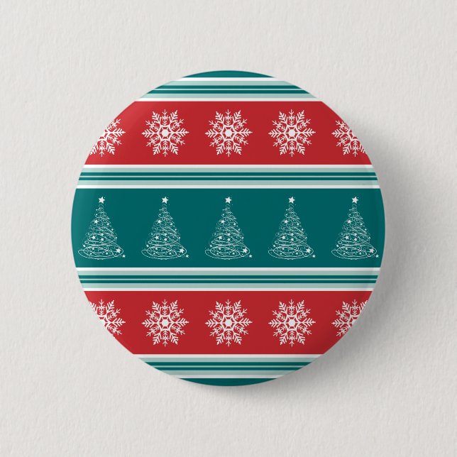 Badge Rond 5 Cm Joyeux Noël (Devant)