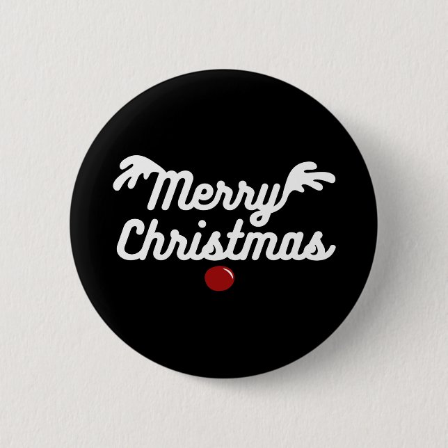 Badge Rond 5 Cm Joyeux Noël (Devant)