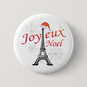 Badge Rond 5 Cm Joyeux Noel