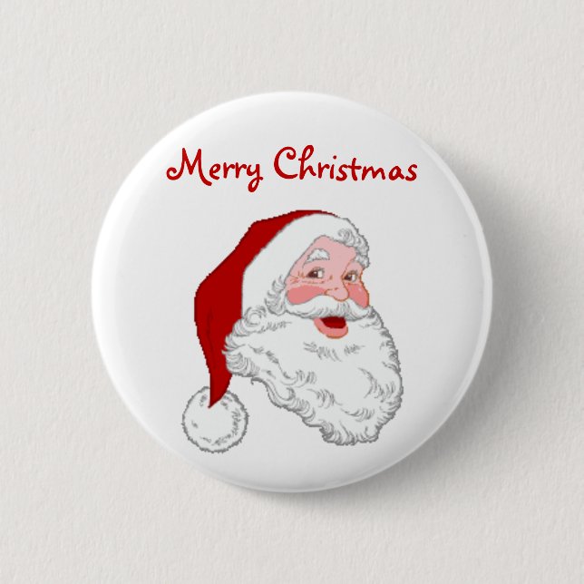 Badge Rond 5 Cm Joyeux Noël (Devant)