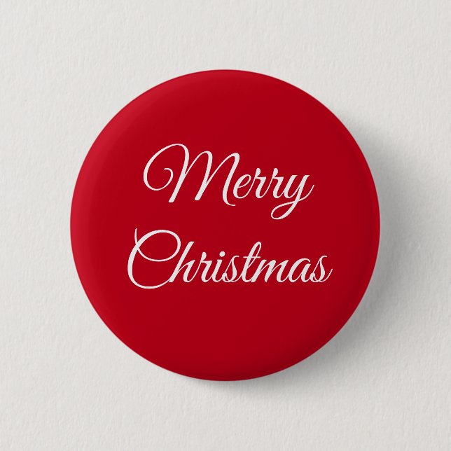 Badge Rond 5 Cm Joyeux Noël (Devant)