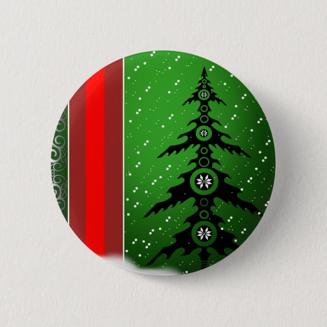 Badge Rond 5 Cm Joyeux Noël (Devant)