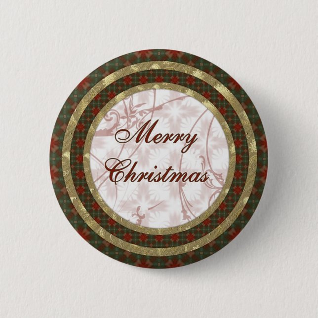 Badge Rond 5 Cm Joyeux Noël (Devant)