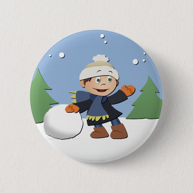 Badge Rond 5 Cm Joyeux Noël (Devant)