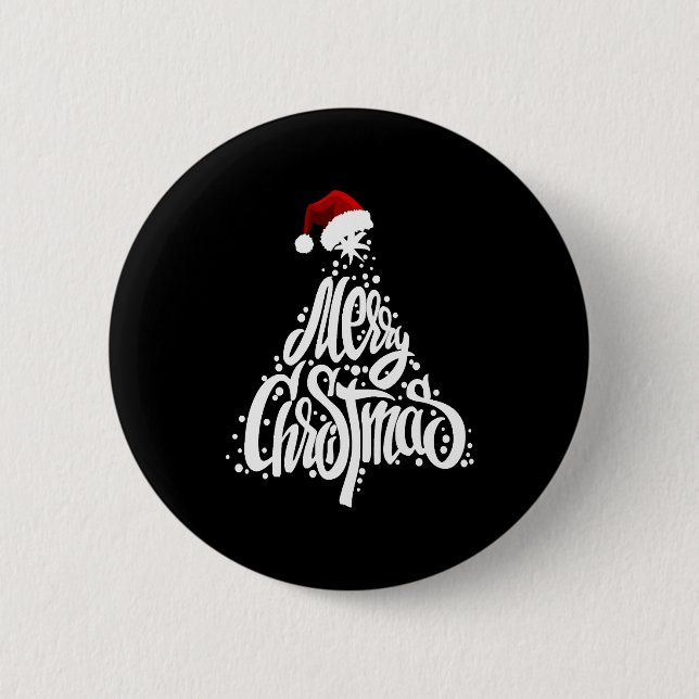 Badge Rond 5 Cm Joyeux Noël (Devant)