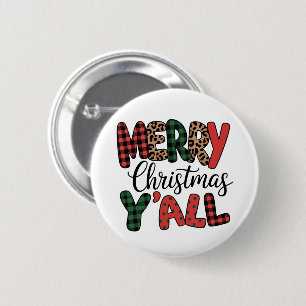 Badge Rond 5 Cm Joyeux Noël à vous jolie famille tenue de Noël ass