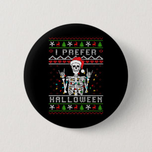 Badge Rond 5 Cm Joyeux Noël dégueu je préfère le costume de Noël H