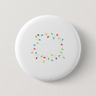 Badge Rond 5 Cm Joyeux Noël espagnol mexicain Noël Xmas Lumière