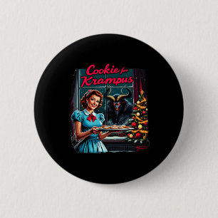 Badge Rond 5 Cm Joyeux Noël Noël Cookies pour Krampus Graphic U