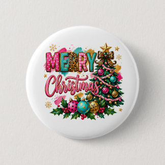 Badge Rond 5 Cm Joyeux Noël prépa