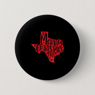 Badge Rond 5 Cm Joyeux Noël Texas