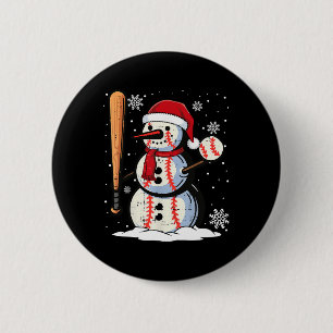 Badge Rond 5 Cm Joyeux Noël Vendre Snowman Vacances Sports de vaca