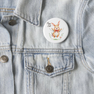 Badge Rond 5 Cm Joyeux Pâques !