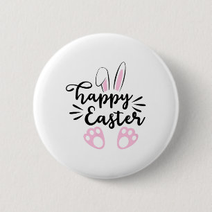 Badge Rond 5 Cm Joyeux Pâques