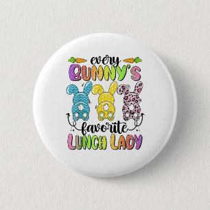 Badge Rond 5 Cm Joyeux Pâques Chaque Lapin Est Favori Déjeuner Lad