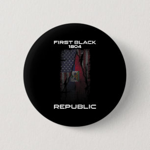 Badge Rond 5 Cm Joyeux Prix du Jour du Drapeau haïtien Aimer Haïti