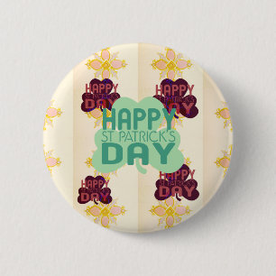 Badge Rond 5 Cm Joyeux Saint Patrick's Day Lovely Art Print