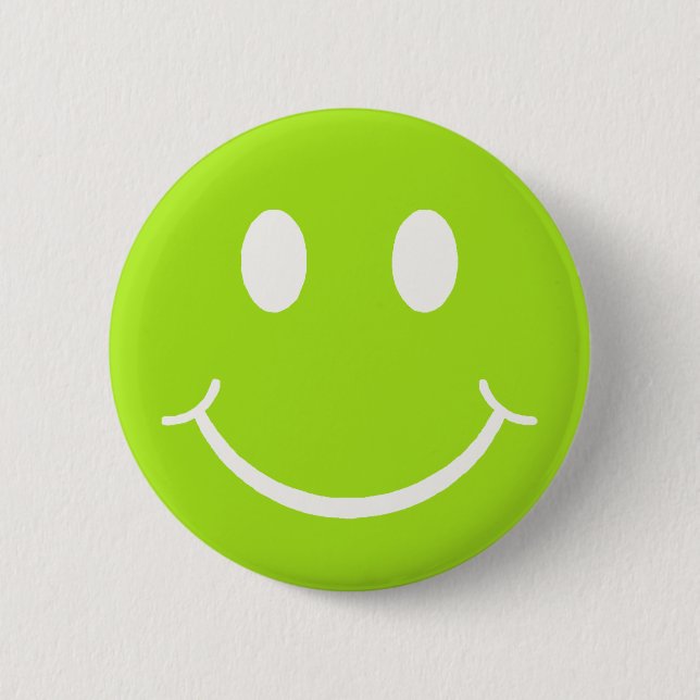 Badge Rond 5 Cm Joyeux visage (Devant)
