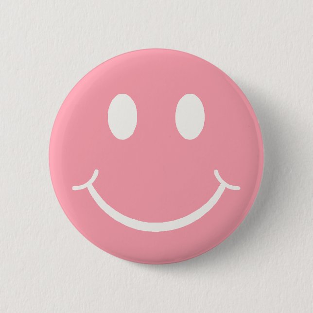 Badge Rond 5 Cm Joyeux visage (Devant)