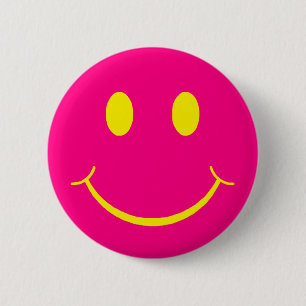 Badge Rond 5 Cm Joyeux visage
