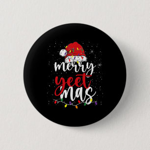 Badge Rond 5 Cm Joyeux Yeet Noël Drôle Joyeux Yeet Noël Slang de N