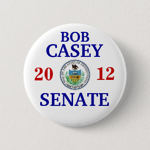 Badge Rond 5 Cm JR de Bob Casey POUR le SÉNAT