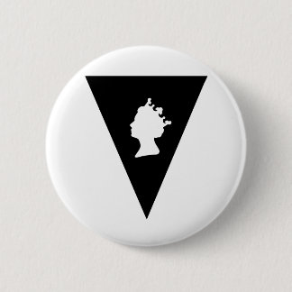 Badge Rond 5 Cm jubilé de diamant de reine Elizabeth