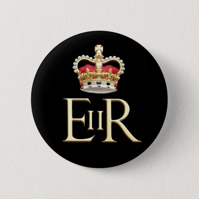 Badge Rond 5 Cm Jubilé royal (Devant)